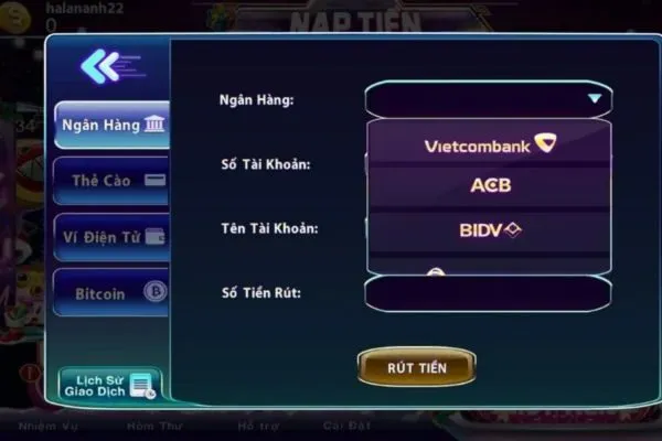 Hướng dẫn rút tiền tại 789Club